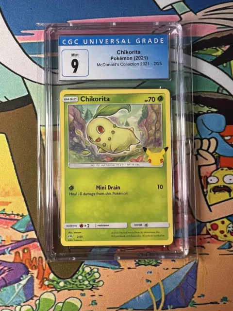 Chikorita (McDonald's Collection 2021 2/25) – TCG Collector