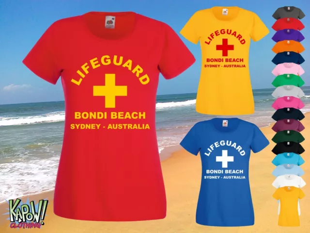 BONDI RESCUE LIFEGUARD Kids Hoodie - Surf Blue Beach Front + Back Printed  Style £17.85 - PicClick UK