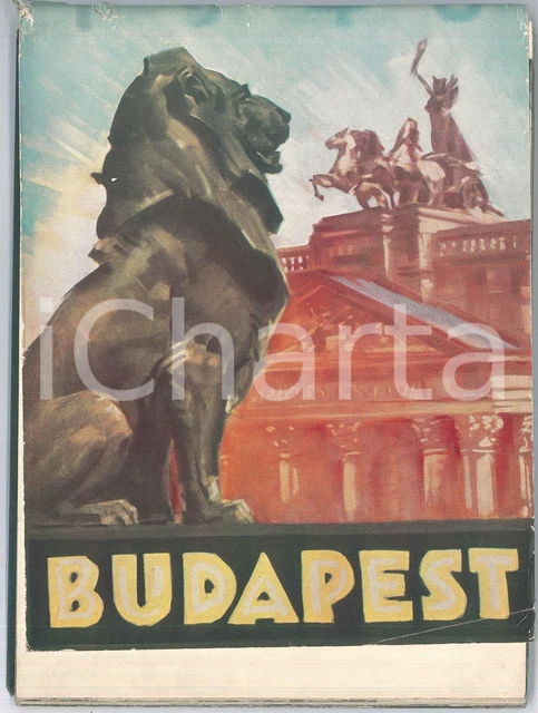 1940 BUDAPEST - UNGHERIA Calendario settimanale - Ufficio Turistico di Budapest