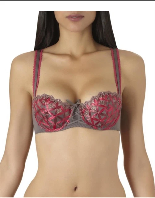 Soutien-gorge Aubade Bahia Balconnet - Taille 85C - Rose Poudré - Neuf Avec étiquettes