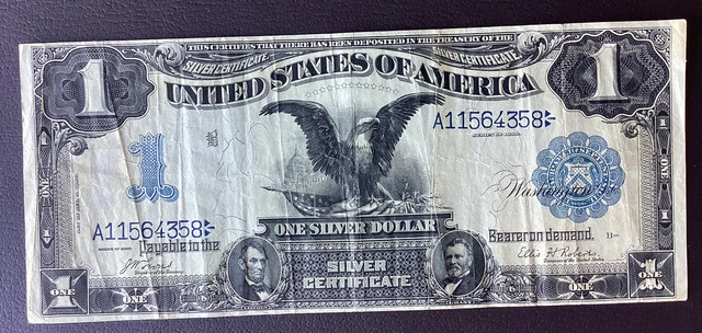 United States of America $1.00 Silver Certificate Series 1899 Large A11564358