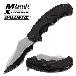 Mtech Xtreme Half Serrated Folding Pocket Knife Discontinued