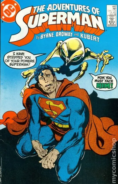 Adventures of Superman #442 FN 1988 Stock Image