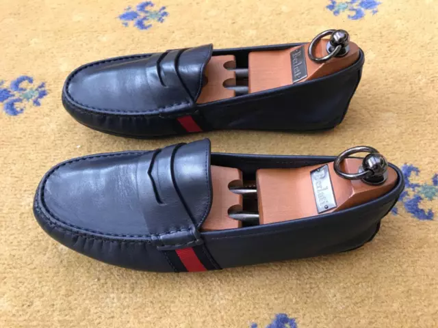 Mocassini deals gucci blu