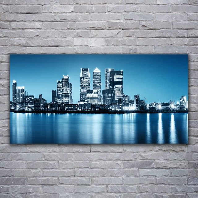 Tableau Décoratif Moderne Sur Verre - Impression Art Abstrait 120x60 Cm - Couleurs Vives - Marque Tulup