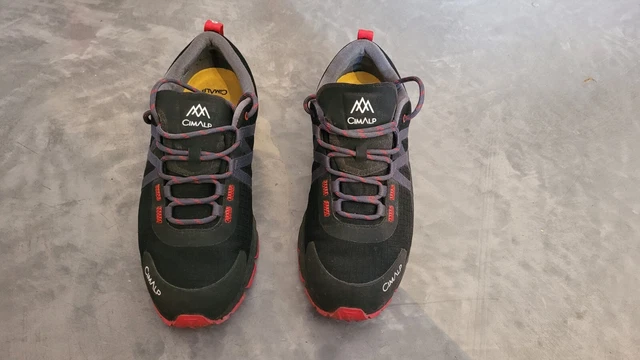 Chaussures De Randonnée Imperméables Cimalp Noir Et Rouge Taille 43