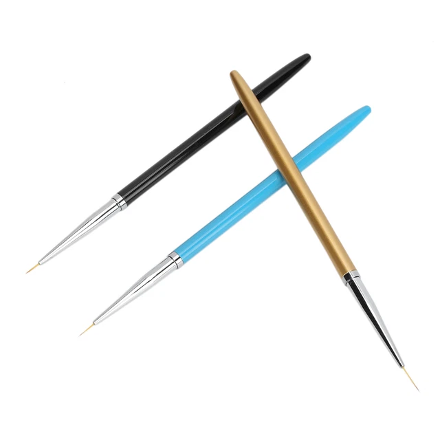 3pcs Professionale Nail Art Liner Spazzole Home Nail Painting Disegno Set Di Pen