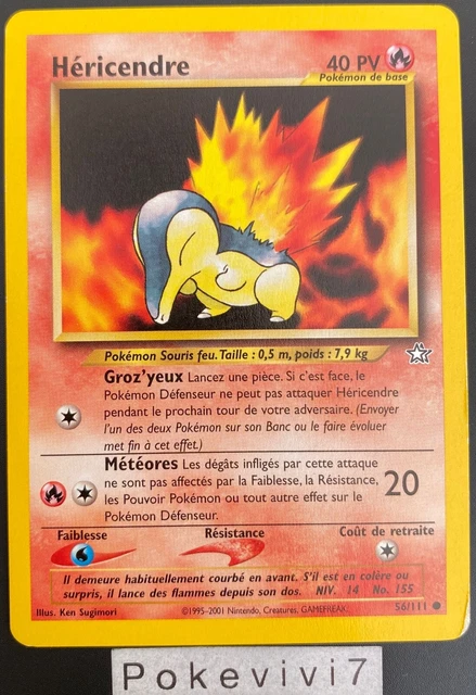 Carte Pokemon HERICENDRE 56/111 Commune NEO GENESIS Wizards FR OCCASION