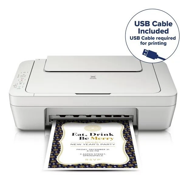 PIXMA MG2522 WIRED All-in-One Color Inkjet Printer [USB Cable Included ...