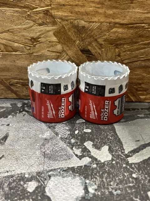 2 PACK Milwaukee Tool 49-56-9623 1-7/8" Hole Dozer Bi-Metal Hole Saw