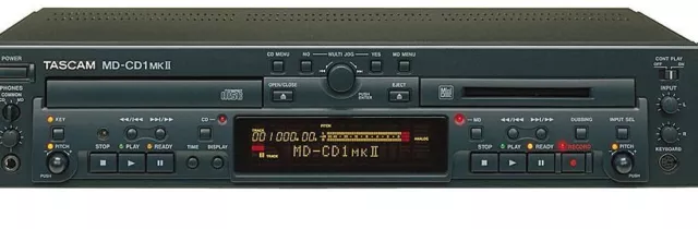 Tascam professional MD-CD1 mkii Minidisc Recorder and CD player.