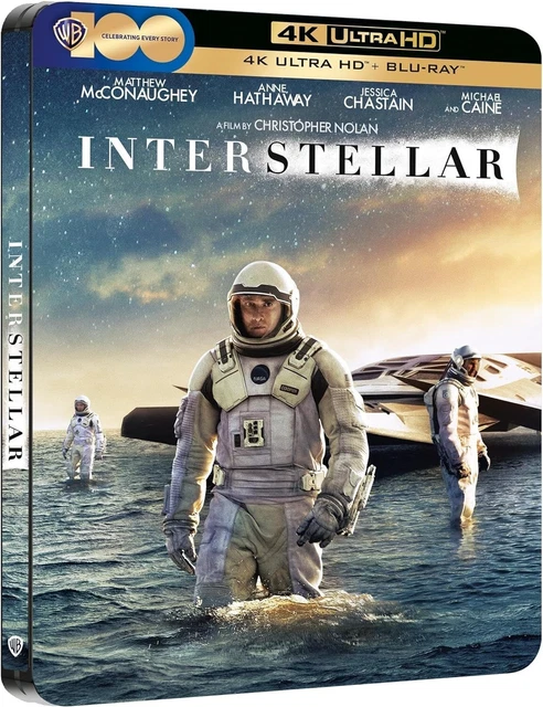 Interstellar 4K Ultra HD Blu-Ray Édition limitée collector boîtier SteelBook