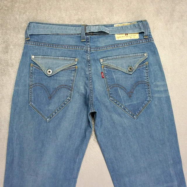 Alaska nul opslaan MENS LEVIS JEANS Straight Leg Size W28 L30 Flap pockets Cinch Back MidBlue Denim $27.86 - PicClick Alaska nul opslaan MENS LEVIS JEANS Straight Leg Size W28 L30 Flap pockets Cinch Back MidBlue Denim $27.86 - PicClick