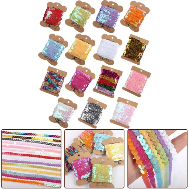 Durable PET Material Sequins Ribbon Perfect for Stage Clothing and Decoration