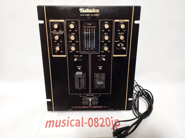 Mixeur Disco Vintage Realistic Stereo - Pour Platines Vinyles - Oldschool