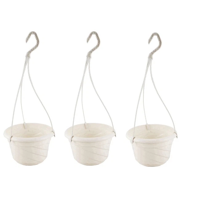 3Xflanze Topf Kette Korb Pflanzer Halter Hausgarten Balkon Dekoration B1Z2