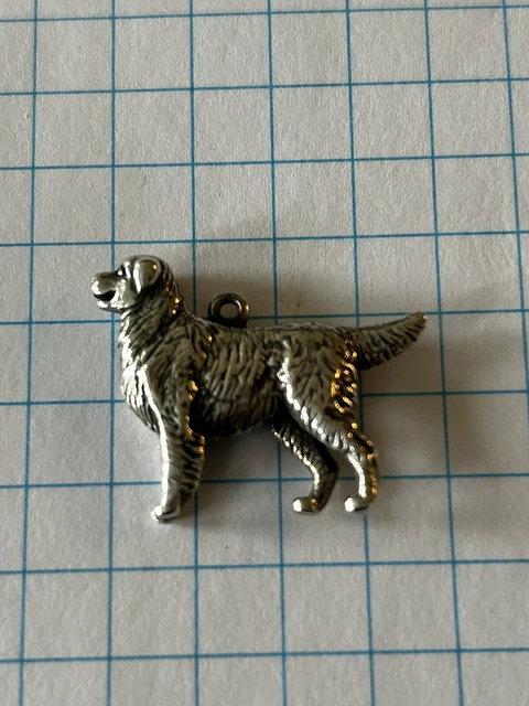 Charm Vintage Chien Yeux Mobiles Argent Sterling 925 - 7,1g - France