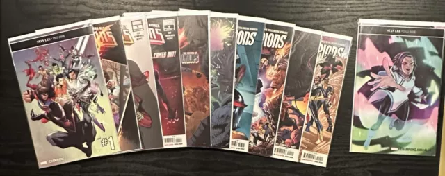 Marvel Comics: Champions Vol. 3 (2019) #1-10 + Annual Complete Set