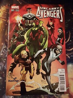 Uncanny Avengers (Vol 2) #1 Hastings Variant Comic Book NM Marvel Direct J&R