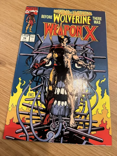 Marvel Comics Presents # 72 1st App Weapon X Wolverine Marvel Comics 1991 NM