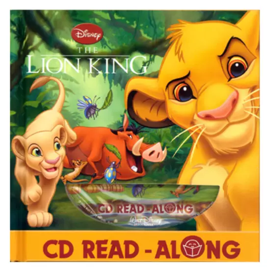 Disney Mini CD Read-Alongs - The Lion King Hardcover Book NEW *FREE SHIPPING*