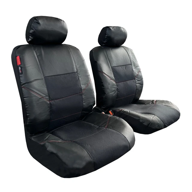 CANVAS LEATHER SEAT Covers For Ford Ranger PX2/PX3 XL/XLS/XLT/WILDTRAK