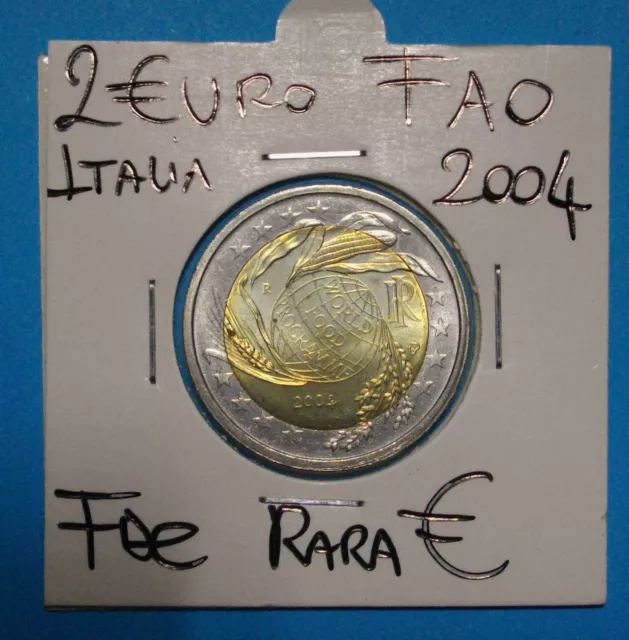 2 Euro italie 2004 fao fdc-unzirkuliert much rare sofort kaufen