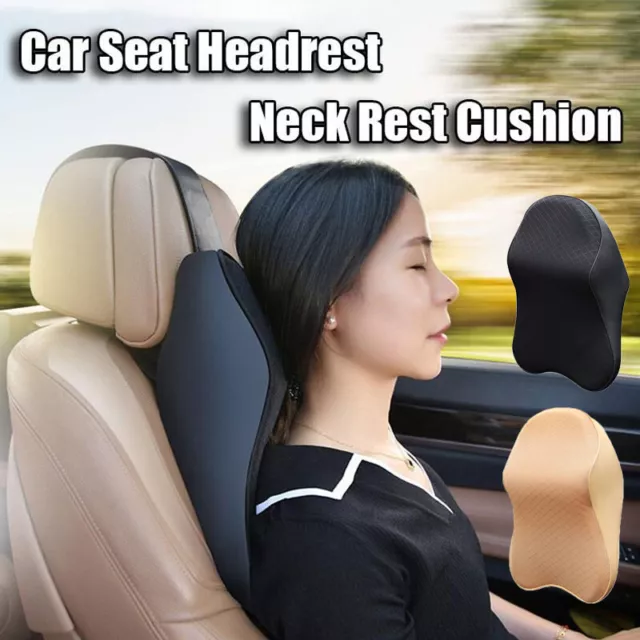 Car Seat Headrest Neck Rest Cushion 3D Foam Soft Seat Pad Neck Rest Headrest