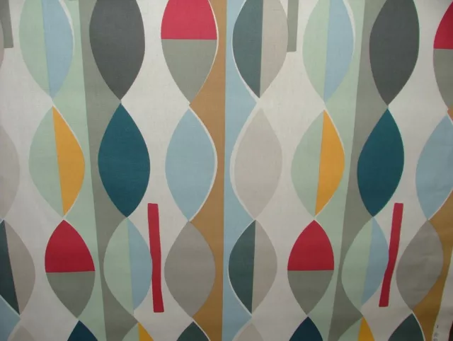 5 Metres Mable Tutti Frutti Cotton Curtain Upholstery Cushion Roman Blind Fabric