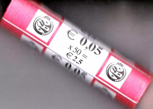 Belgien 2003  - Original 50 x 5  Cent Rolle - bankfrisch und unc.