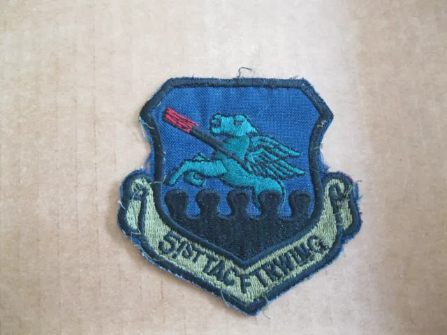 USAF 51st Tactical Fighter Wing subdued Patch Vintage.