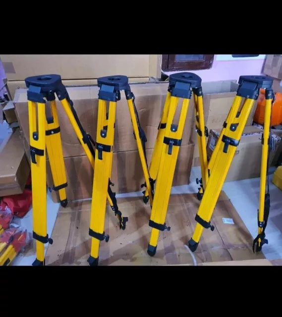 Level Tripod Dual lock Heavey Section Aluminium survey tripod Lot of 4 unit