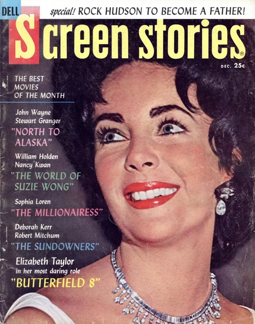 Screen Magazine SCREEN STORIES MAGAZINE Vol. 59 #12 VG- 3.5 1960 Low Grade £6.52 ...