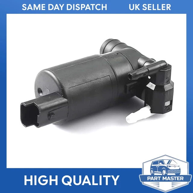 Front Windscreen Washer Pump For Citroen Berlingo (2003-2015) - Single Outlet