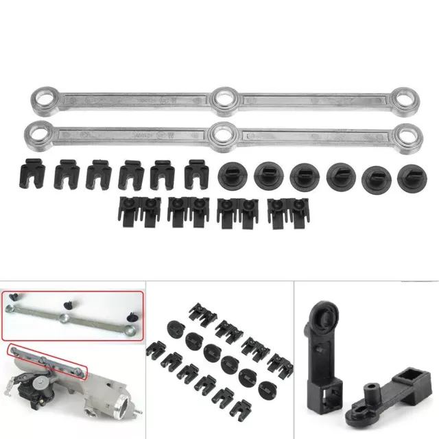 For Mercedes OM642 Intake Inlet Manifold Swirl Flap Repair Runner Connecting Rod