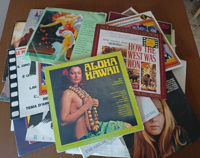 LOTTO 30 Vinili MUSICA POPOLARE CLASSICA e Altro LP VINILE 33 Giri