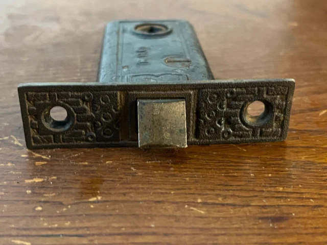 Antique vintage cast iron winsor small door mortise lock part