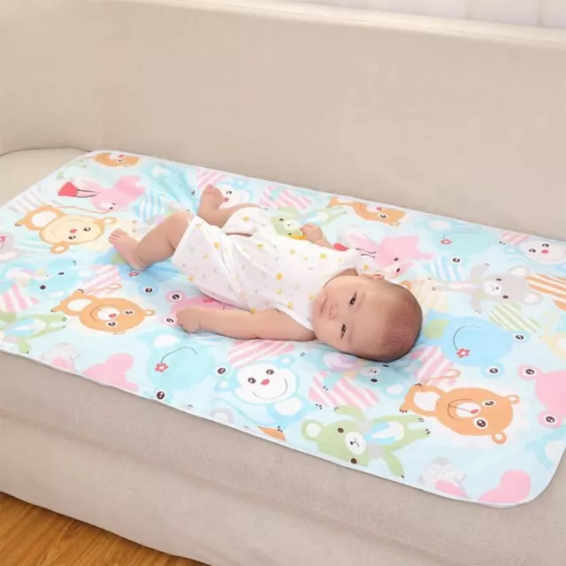 1 PC Bébé Matelas à Langer Dessin Coton Imperméable Feuille Pad Table Couches Ur