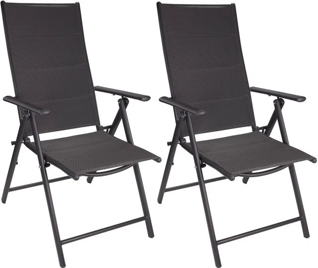 Lot De 2 Chaises Longues Jardin - Dossier Réglable 4 Positions, En Plastique Résistant, 160 Kg