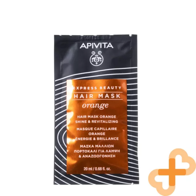 APIVITA Express Beauté Cheveux Masque Orange Éclat Revitalisant Hydratante 20 ML