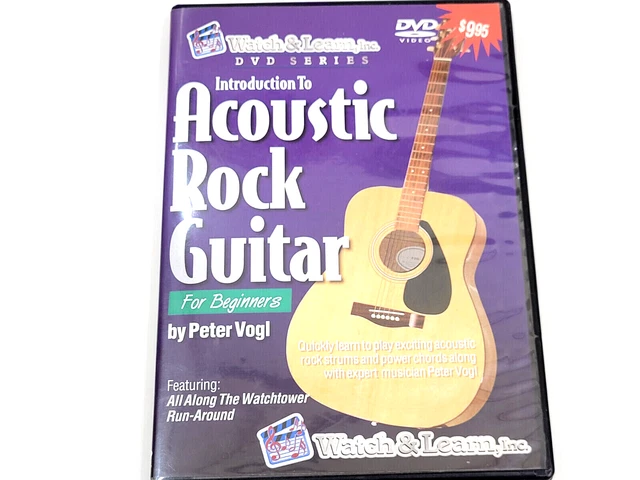 Acoustic Rock Guitar For Beginners DVD By Peter Vogl
