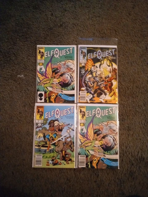 Marvel/Epic Comics Elf Quest 3,16,16,20 Lot Of 4 Bronze Age NM Perfect! HTF