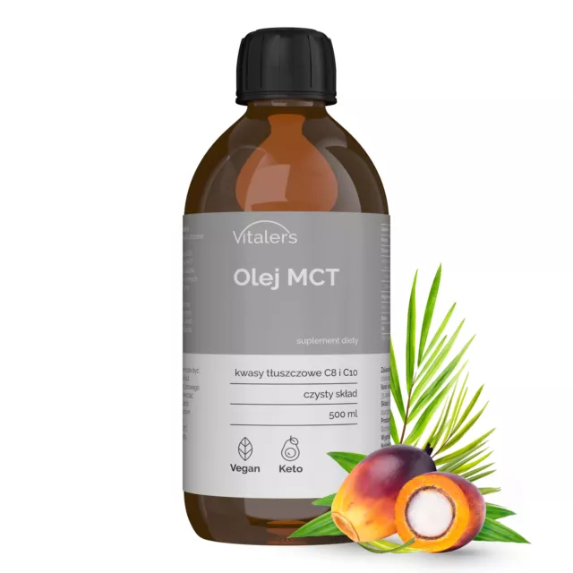 Olio MCT naturale Vitaler, 500 ml