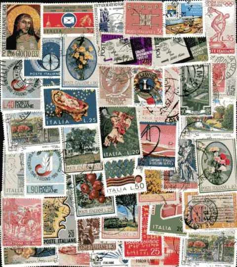 ITALIE COMMEMORATIFS - ITALY LARGE collections de 50 à 500 timbres différents