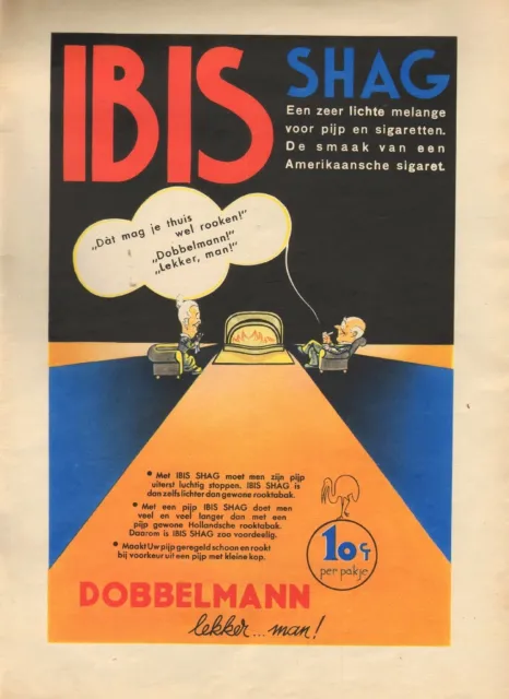 Reclame Voor Ibis Shag 03 - Kees Meys/Weekblad Panorama 1935
