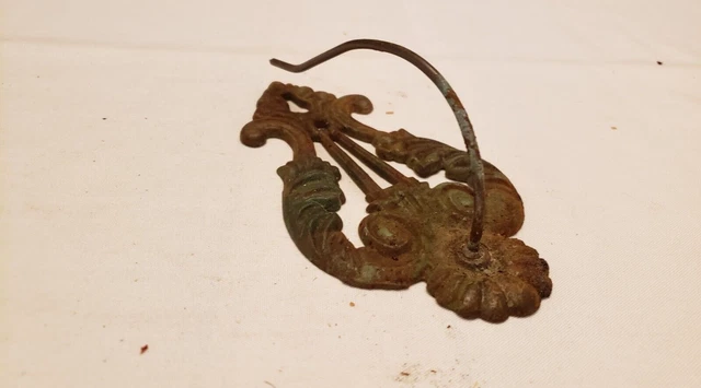 Antique Vintage Cast Iron Decorative Hanging Wall Hook for Coat Hat Towel USA