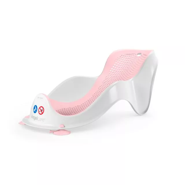 Angelcare 0-6m Baby/Infant/Newborn Bath/Shower Safety Support/Cradle/Seat Pink