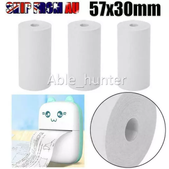 10/20/100x POS Thermal Paper Roll for Cash Register & EFTPOS, 57x30mm BULK OZ