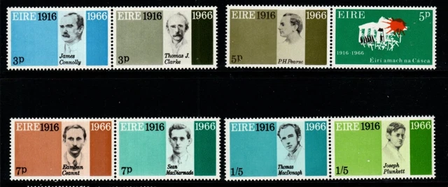 Ireland Sg213/20 1966 Easter Rising Mtd Mint