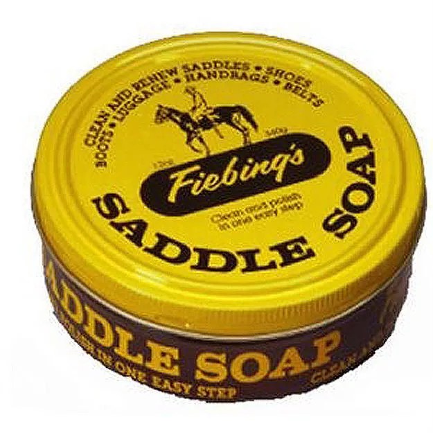 Fiebings 3.5 oz Saddle Soap Yellow Cleaner Preservative Satin Leather Boots Tack